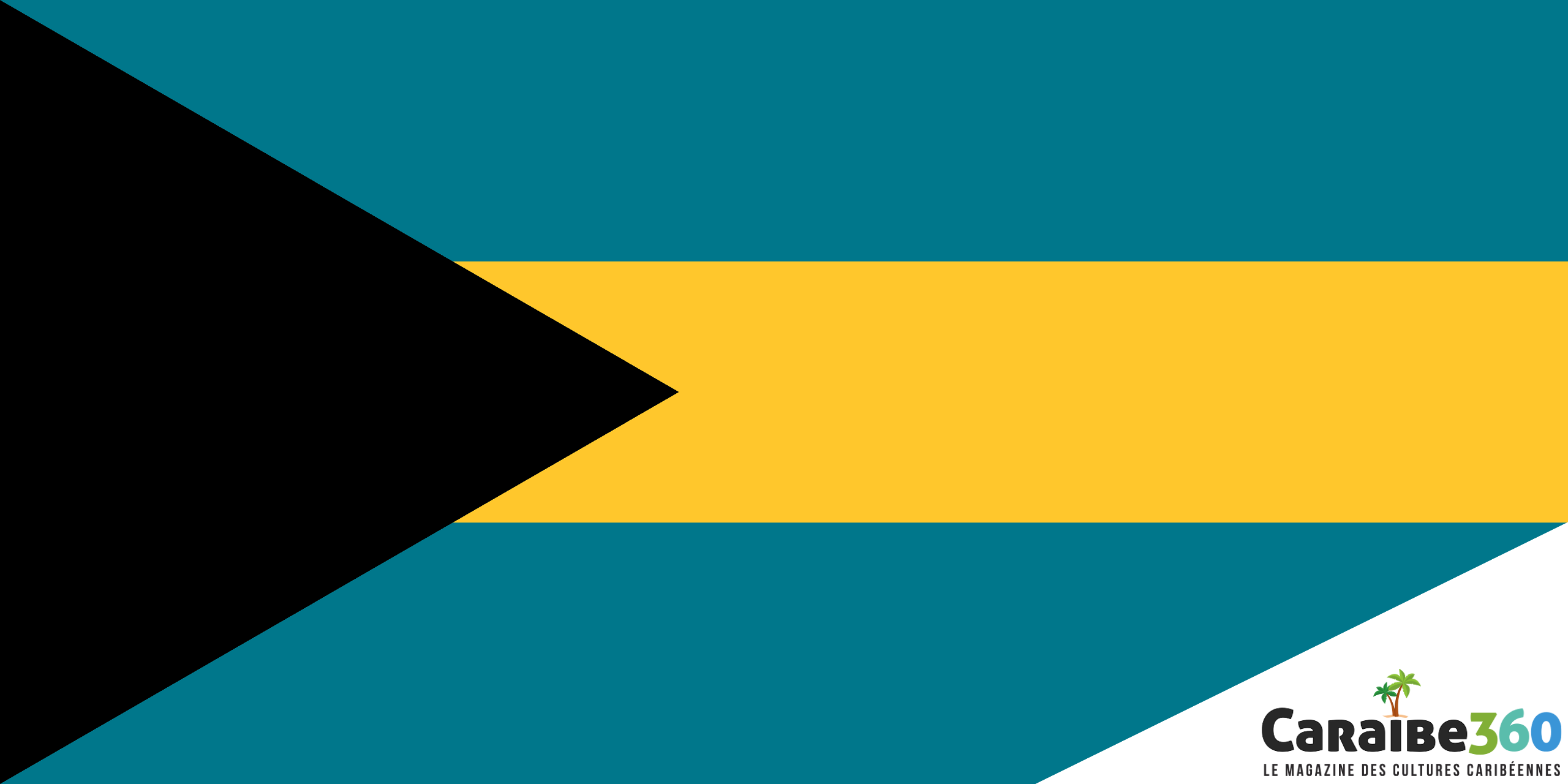 Drapeau de Andros Centre (Bahamas)