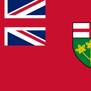Drapeau de l'Ontario (Canada)