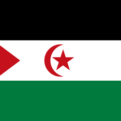 Drapeau de la République Arabe Sahraouie Démocratique (Sahara Occidental)