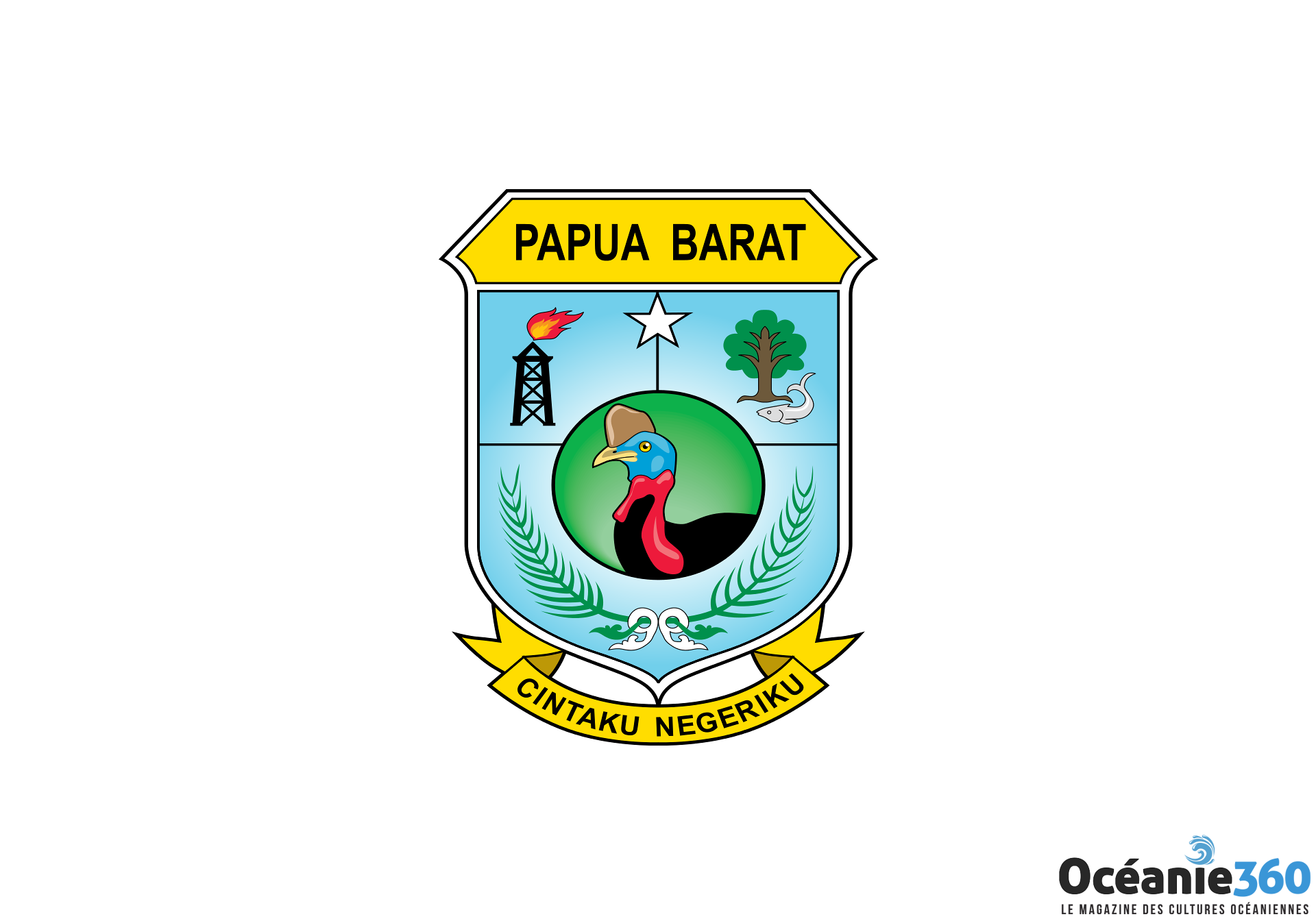 Drapeau de la Papouasie occidentale (Indonésie)