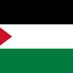 Drapeau de la Bande de Gaza (Palestine)