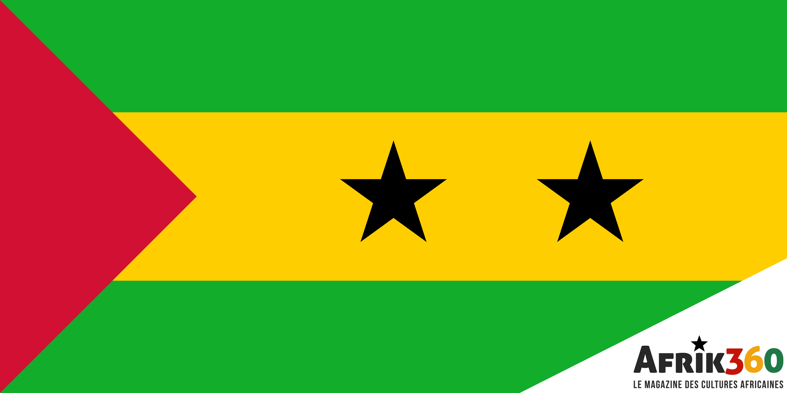 Drapeau de l'Île de São Tomé (Sao Tomé-et-Principe)