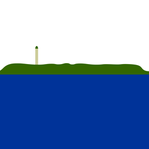 Drapeau de l'Île de la Navasse (Îles mineures éloignées des États-Unis)