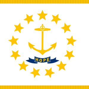 Drapeau de Rhode Island (États-Unis)