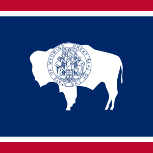 Drapeau du Wyoming (États-Unis)