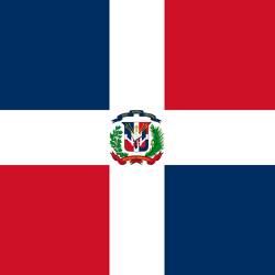 Drapeau de la République Dominicaine