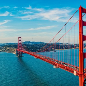 Photo du pont de San Francisco aux Etats-Unis