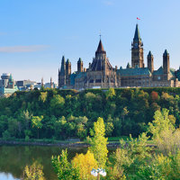 Photo incroyable de la Colline du Parlement à Ottawa au Canada