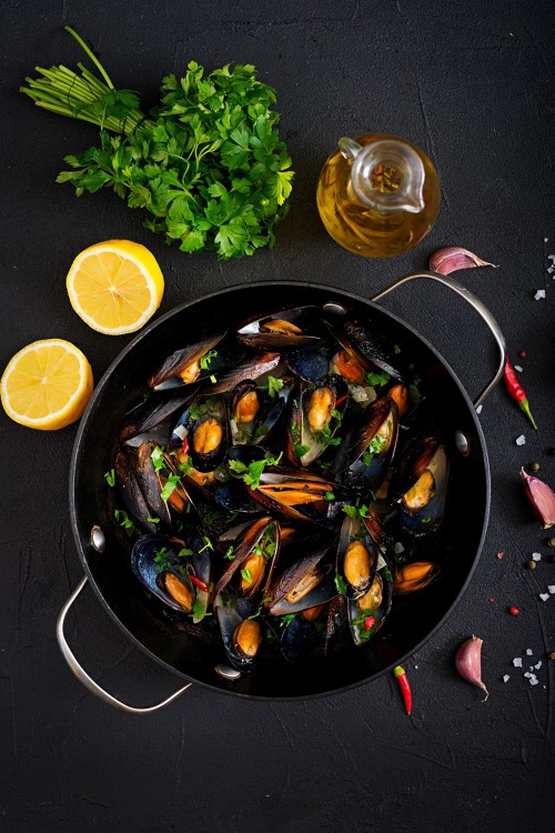 Photographie des moules I.P.É canadiennes