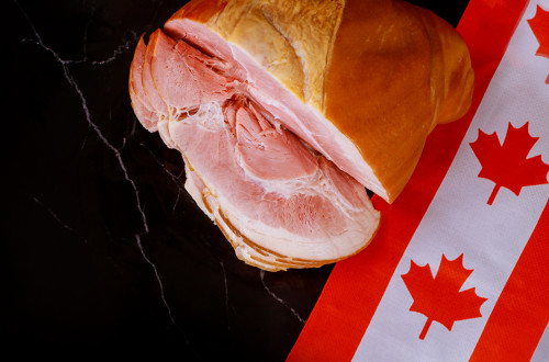 Photographie d'une viande fumée de Montréal