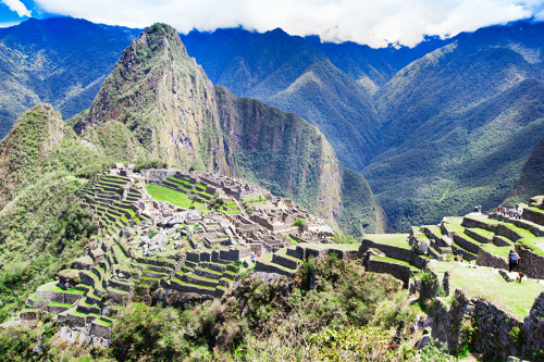 Photo de l'incontournable montagne du Machu Picchu au Pérou