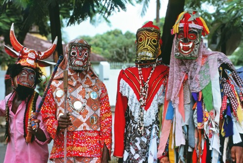 Photo prise lors du festival traditionnel jamaïcain Jonkunnu