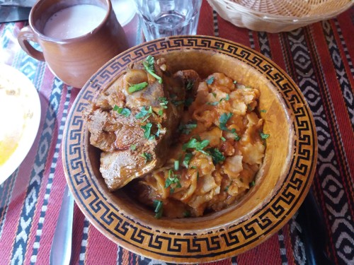 Photo du plat algérien appelé Chakhchoukha