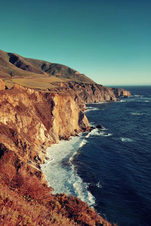 Magnifique photo des côtes de Big Sur en Californie aux États-Unis