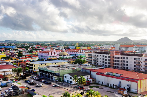 Photo de Oranjestad la capitale d'Aruba
