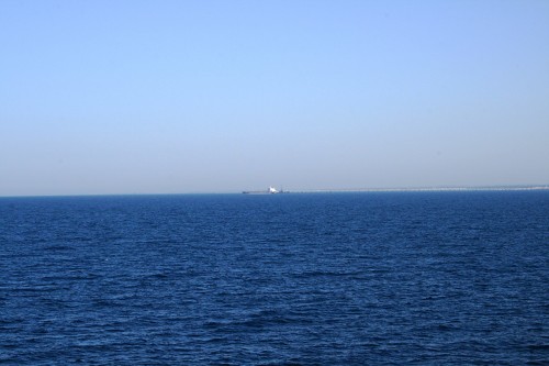 Panorama de la mer depuis la ville de Syrte en Libye
