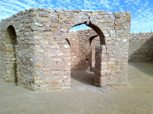 Photo des ruines de la ville de Sabha en Libye