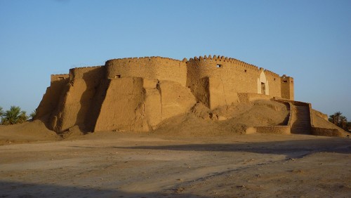 Photo d'un monument dans la ville de Murzuq en Libye