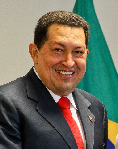 Portrait de l'ancien président du Venezuela Hugo Chavez